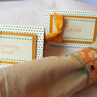 Placecards for Thanksgiving!