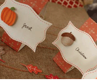 Tutorial Tuesday: Thanksgiving Name Cards