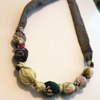 Tutorial Tuesday: Pieced Fabric Necklace