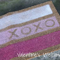 Tutorial Tuesday: Valentine’s Day Welcome Mat