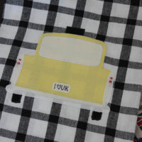 Taxi Towel Applique